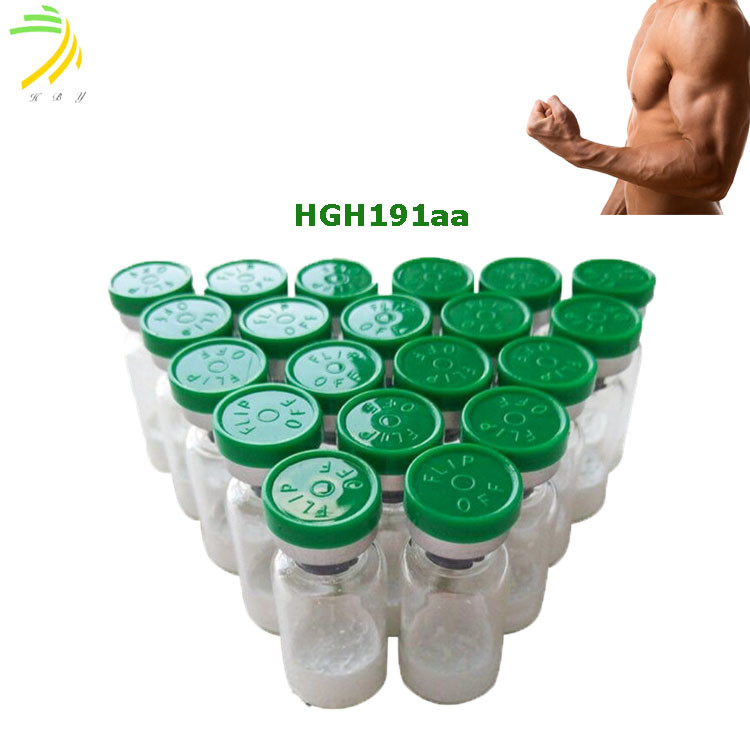 High Purity HGH 191aa Peptide White Lyophilized Powder